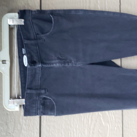 Old Navy Higher High-Waisted Rockstar 24/7 Sculpt Black Super Skinny Jeans - Picture 4 of 9